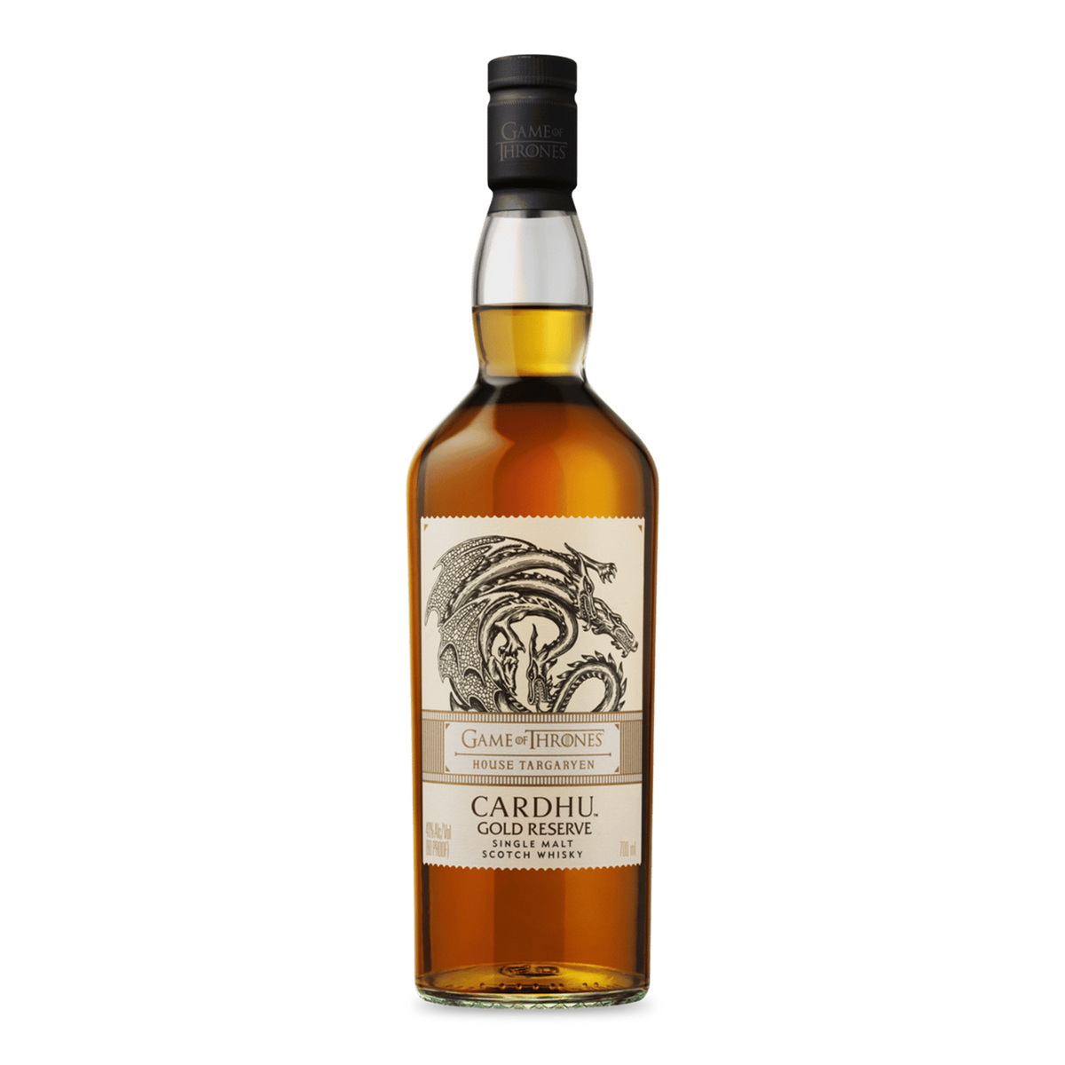 Cardhu Gold Reserve House Targaryen bottle