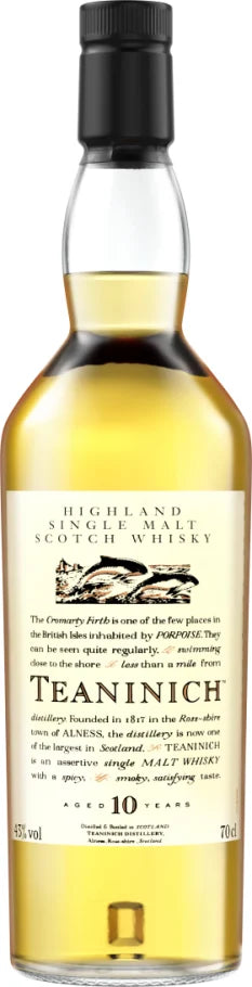 Teaninich 10 Year Old Flora & Fauna single malt whisky