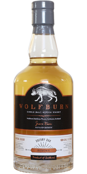 Wolfburn Aurora single malt whisky