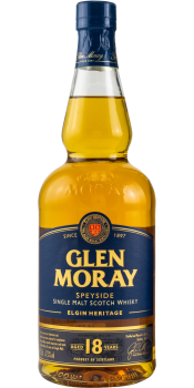 Glen Moray 18-year-old single malt whisky