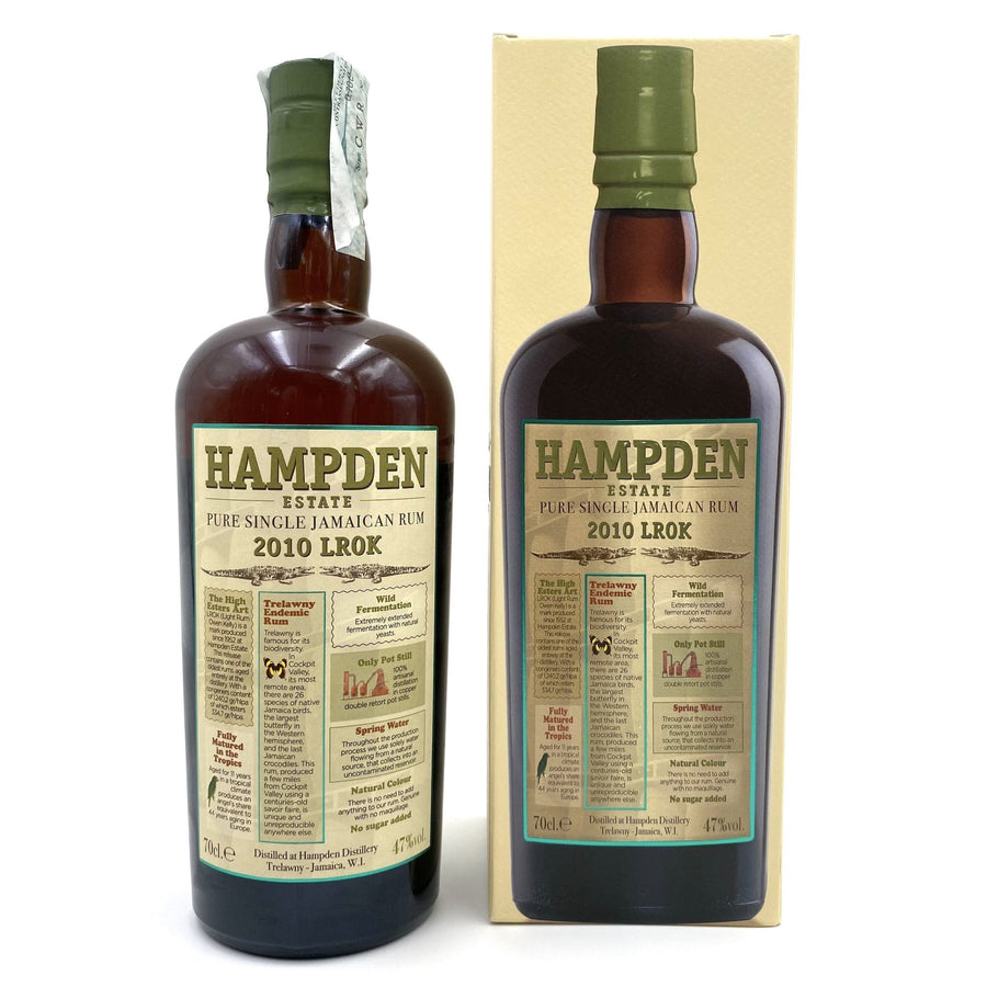 Hampden Pure Single Jamaican Rum LROK 2010