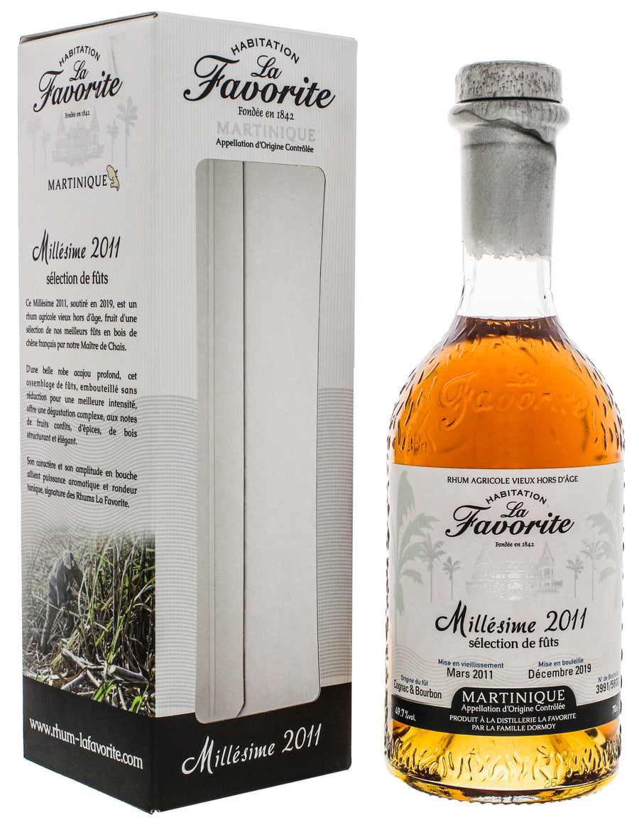 La Favorite Millésime 2011 — Rhum Agricole AOC Martinique